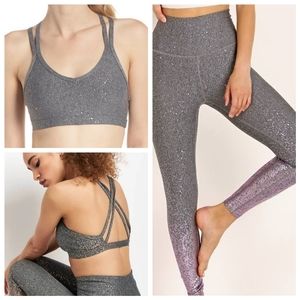 Beyond Yoga Alloy Ombre Legging and Sports Bra Set XL/M